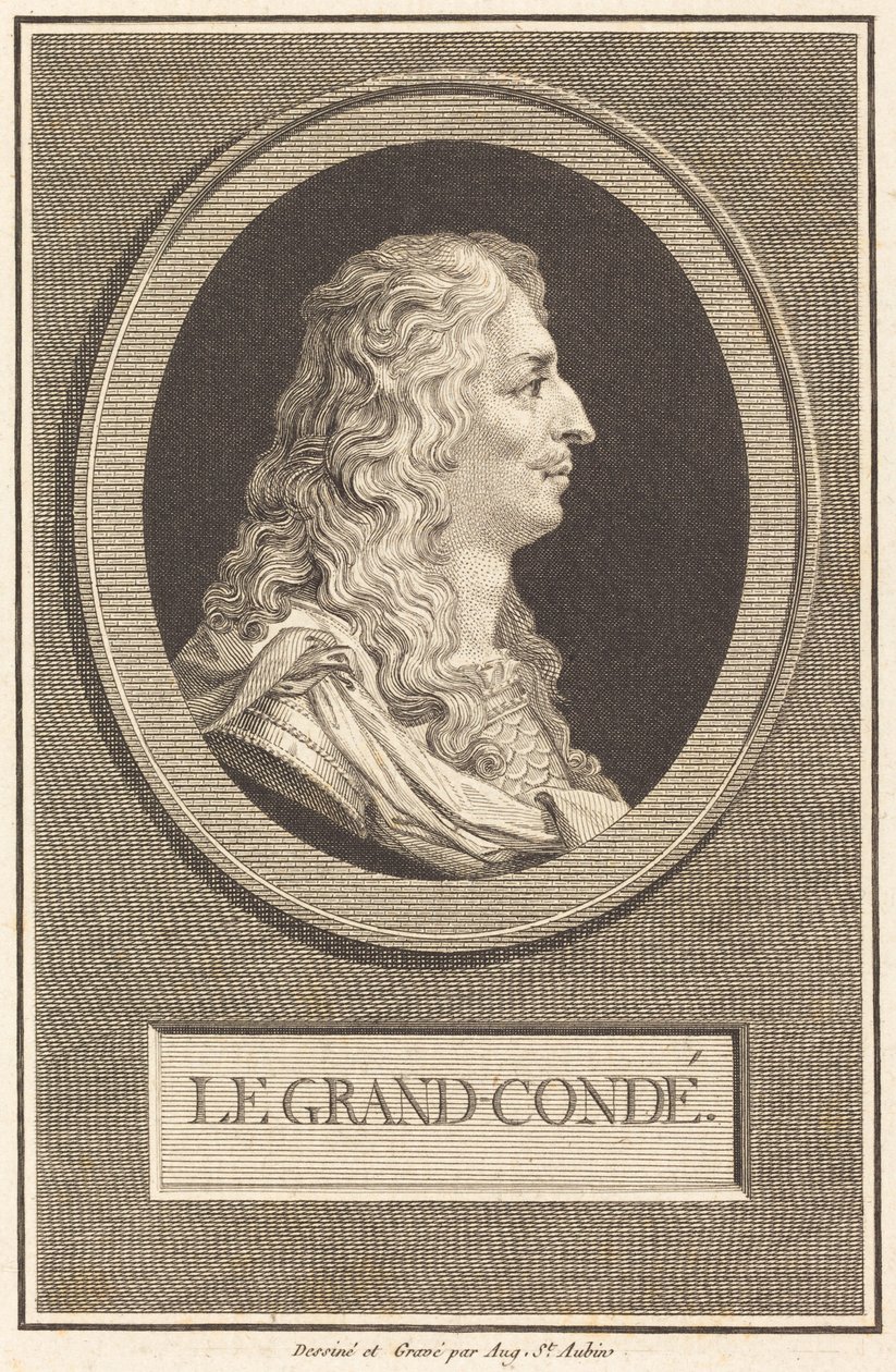 El Gran Condé de Augustin de Saint-Aubin