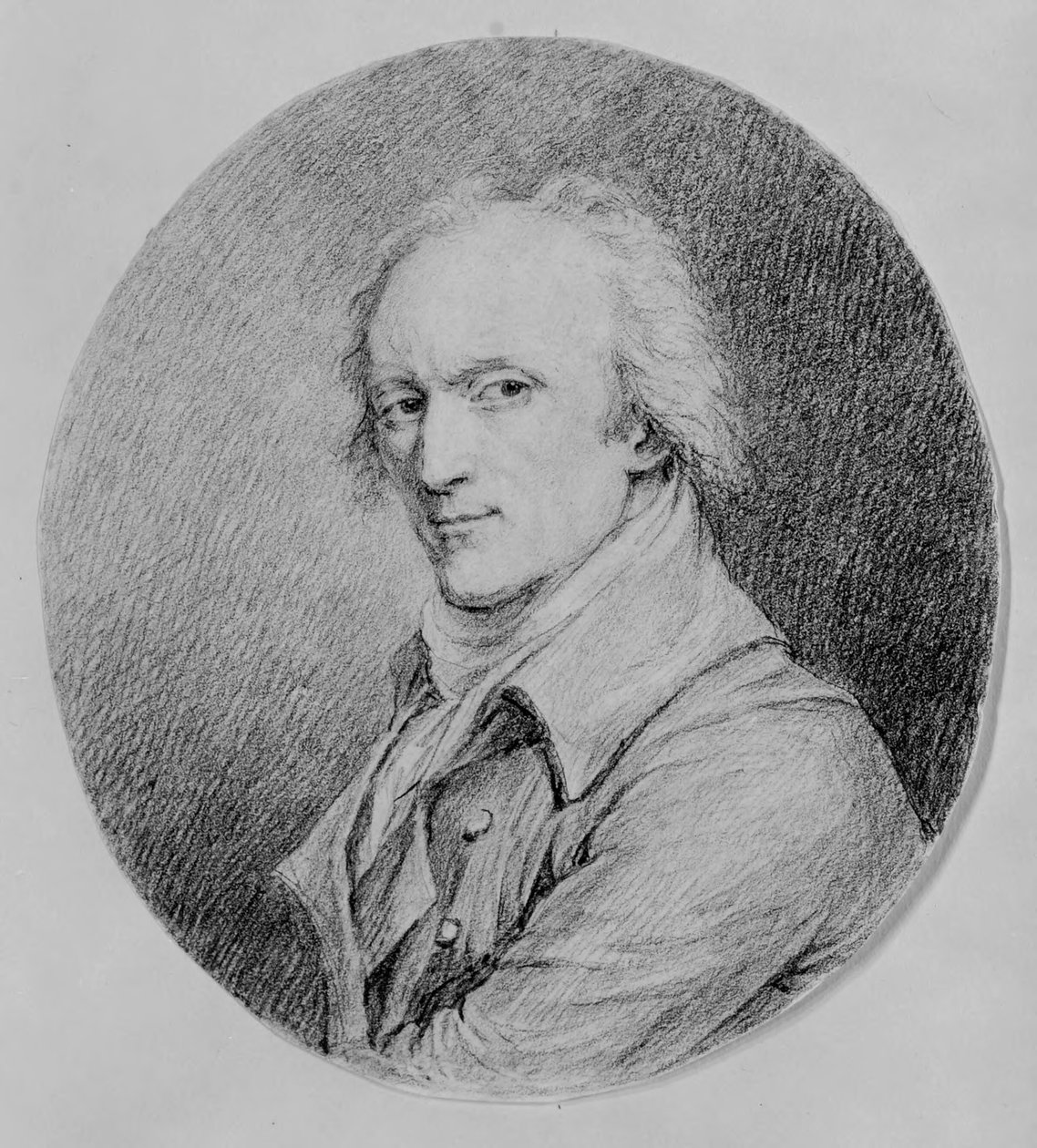 Retrato de un hombre de Augustin de Saint-Aubin