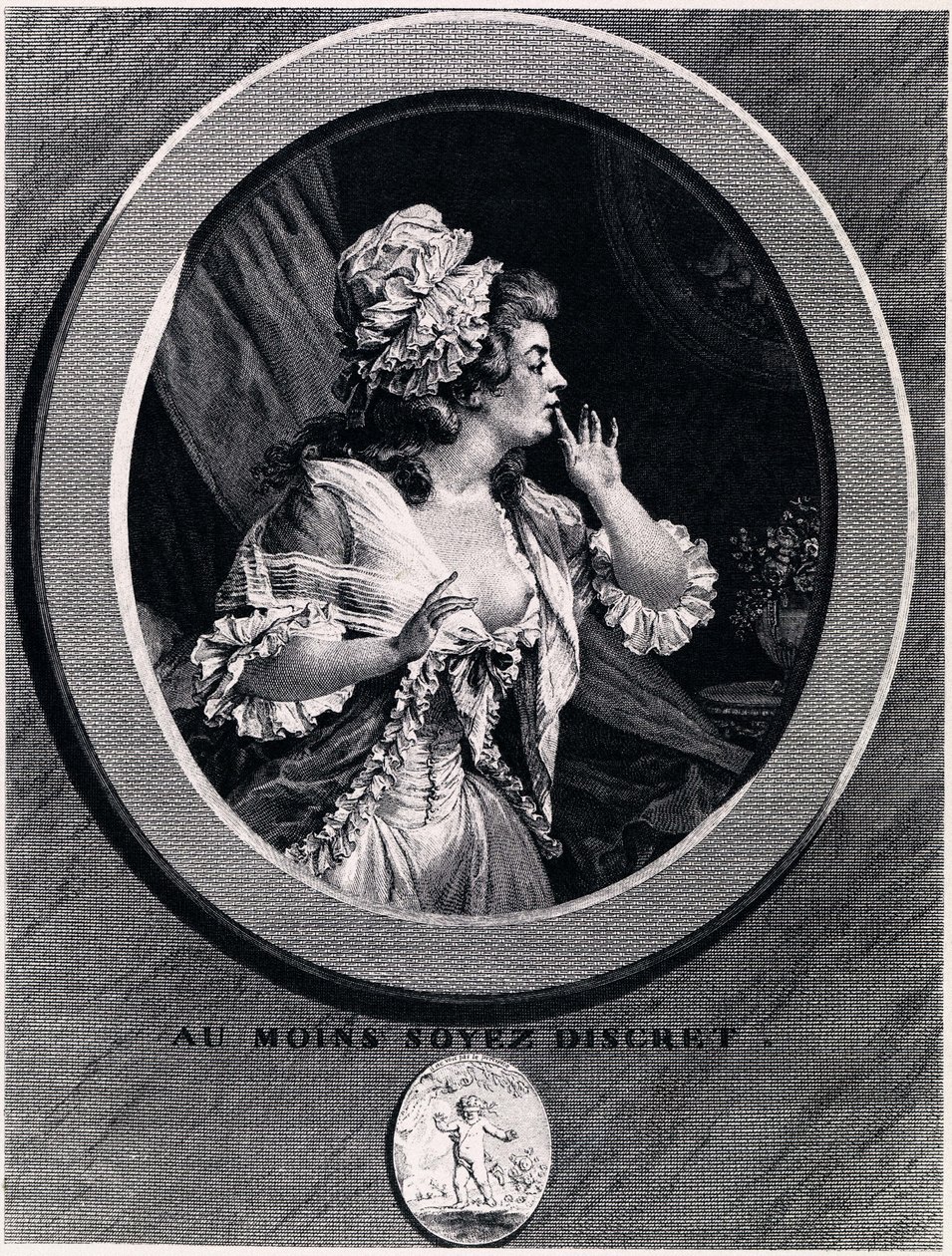 ¡Al menos sé discreto!, 1789 de Augustin de Saint Aubin