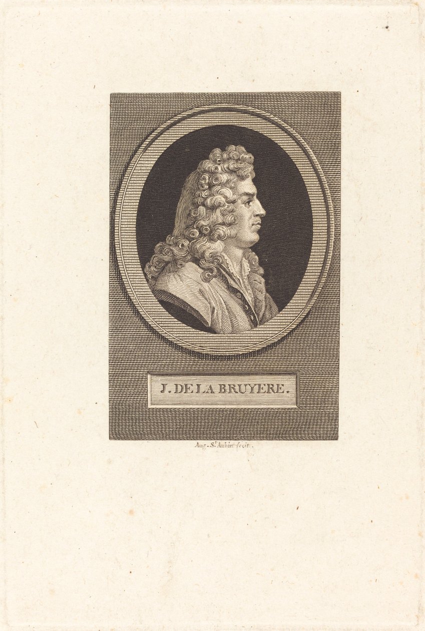 Jean de La Bruyere de Augustin de Saint Aubin