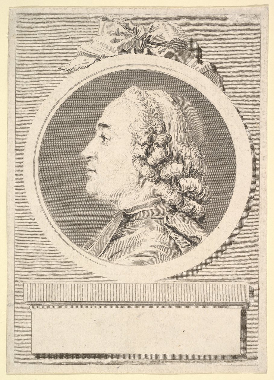 Retrato de Charles Gauzargues, 1767 de Augustin de Saint Aubin