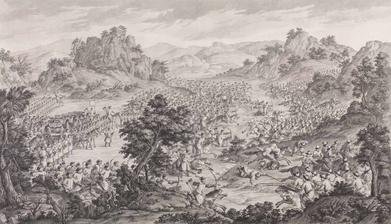 La Gran Victoria de Qurman, 1770 de Augustin de Saint Aubin