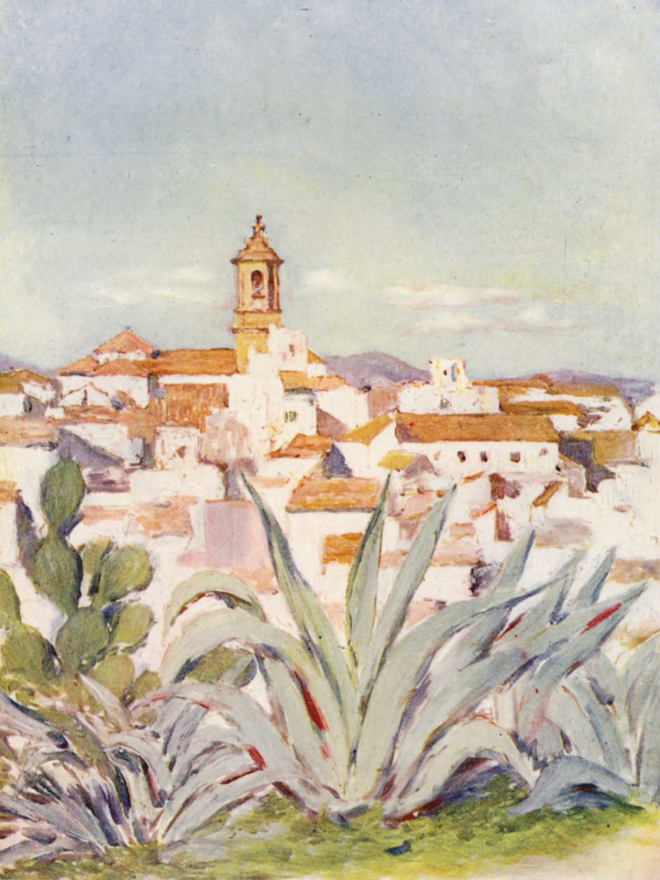 Algeciras (colour litho) de Augustine Fitzgerald