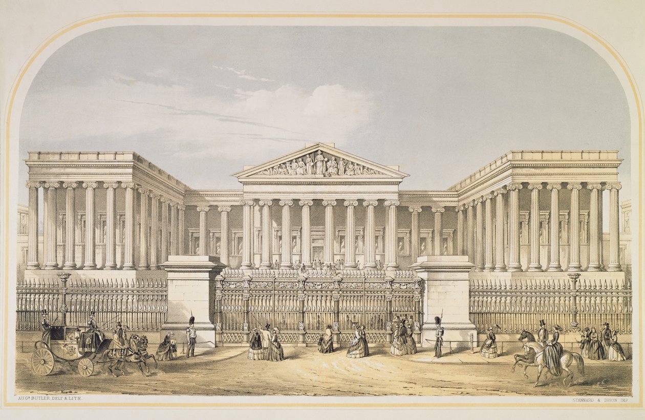El Museo Británico, 1853 de Augustus Butler