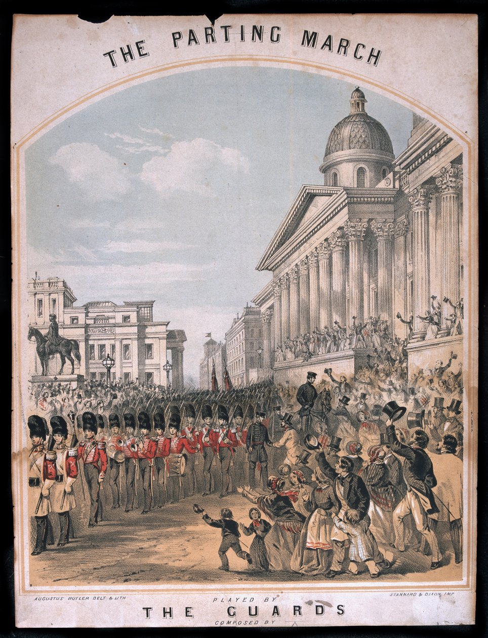 La Marcha de la Despedida, 1854 de Augustus Butler