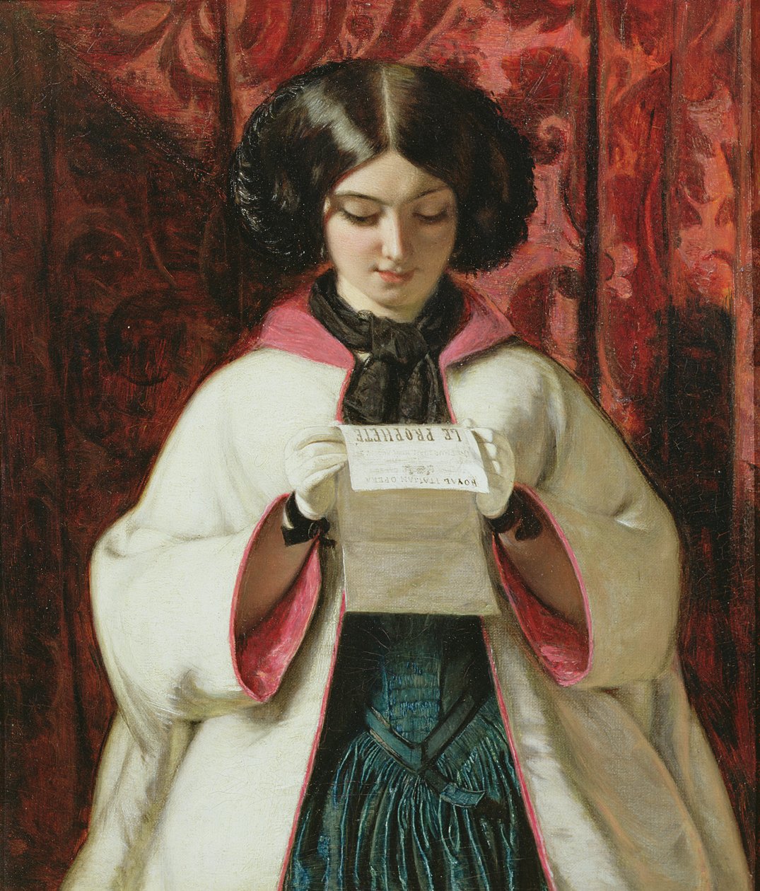 El manto de la ópera, 1851 de Augustus Leopold Egg
