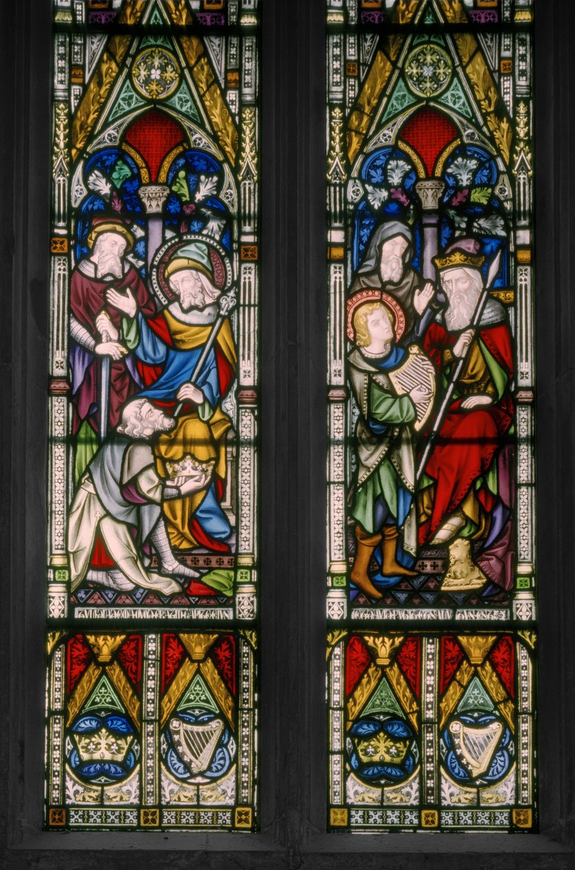 Escenas Bíblicas de David y Saúl (detalle), 1852 de Augustus Welby Northmore Pugin