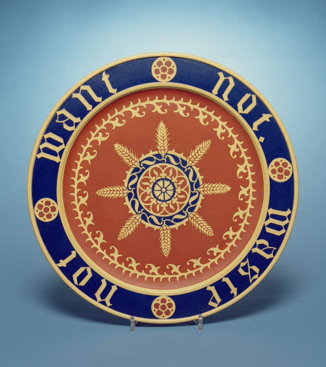 Plato de pan Minton (cerámica) de Augustus Welby Northmore Pugin