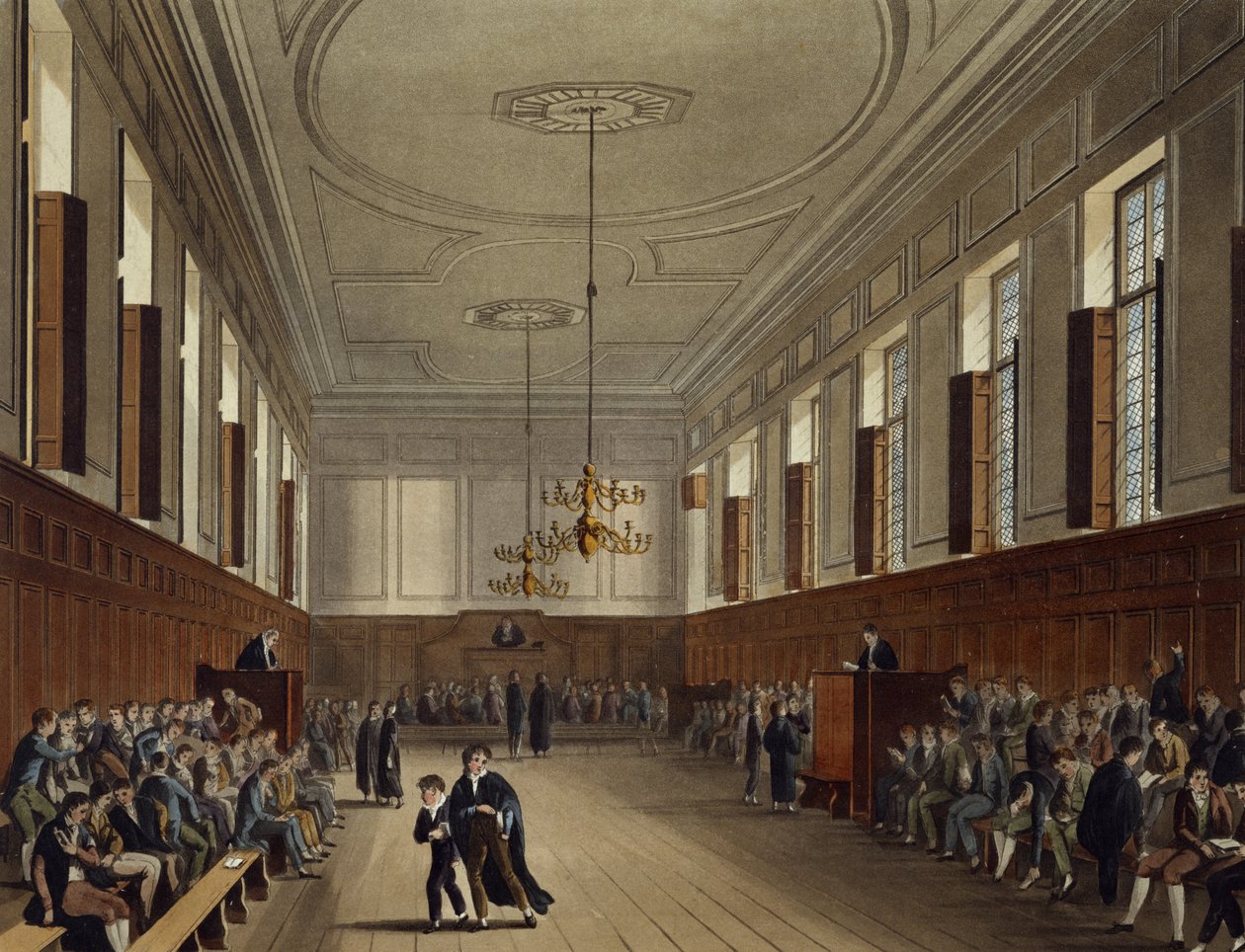 Sala de la escuela de Eton, de 