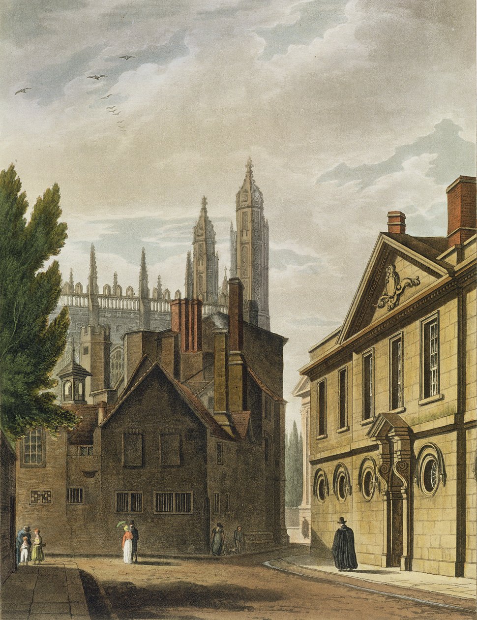 Frente de Trinity Hall, Cambridge, de 