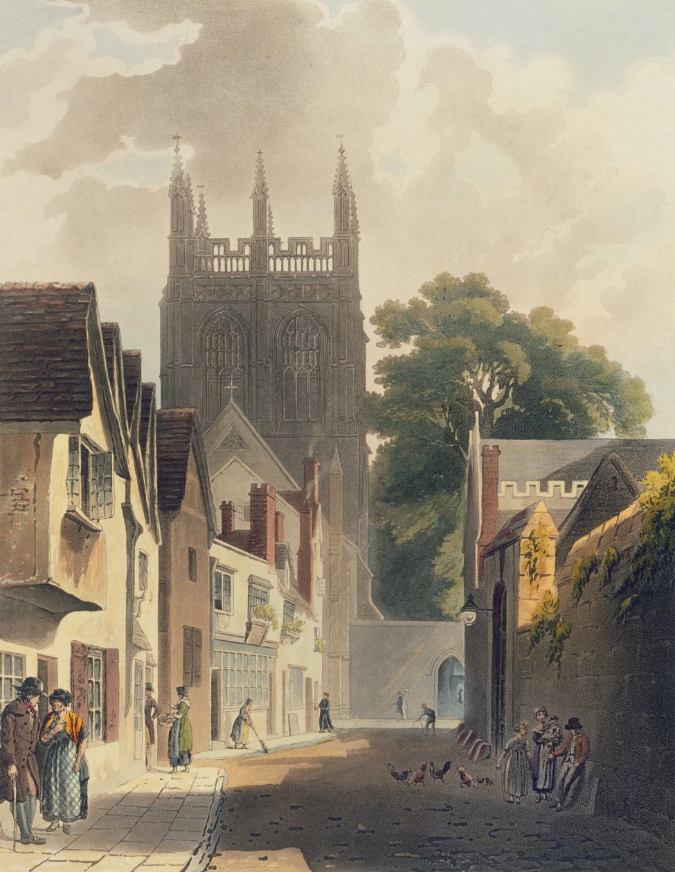 Magpie Lane, Oxford, ilustración de la 