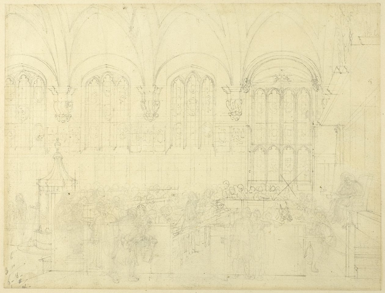 Estudio para el Court Chancery, Lincoln