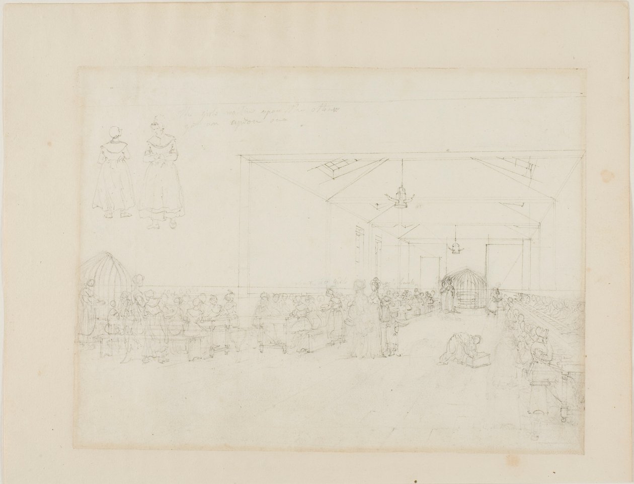 Estudio para Comedor, Asilo de Augustus Charles Pugin