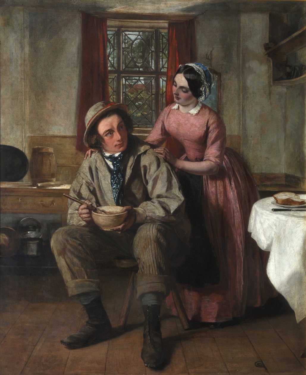 Charles Dickens en el personaje de Sir Charles Coldstream de Augustus Leopold Egg