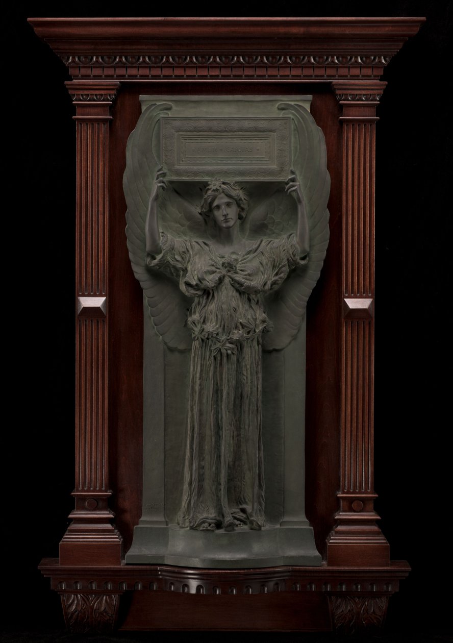 Amor Caritas, modelado en 1898, fundido después de 1898 de Augustus Saint Gaudens