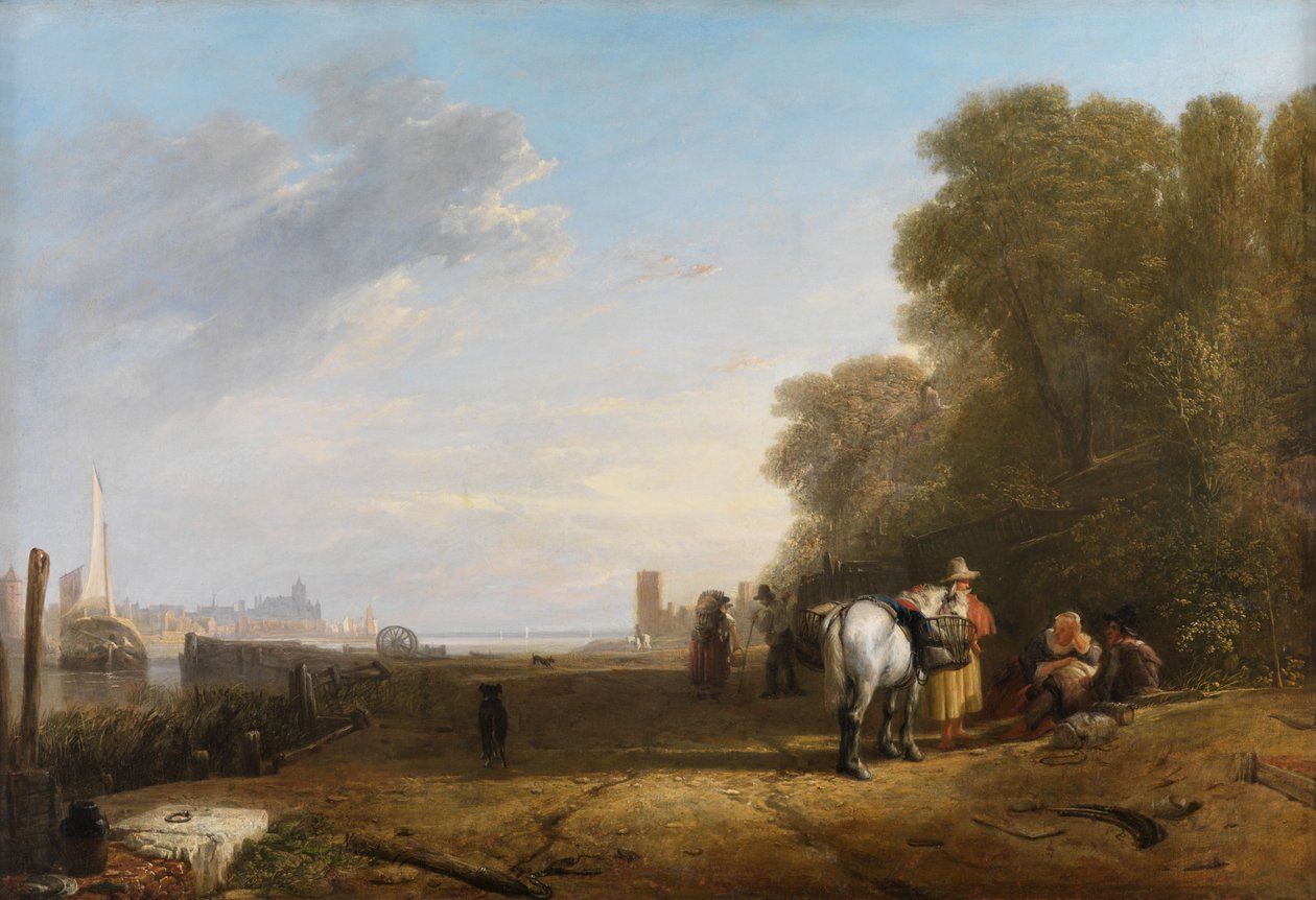 Una escena en Holanda de Augustus Wall Callcott