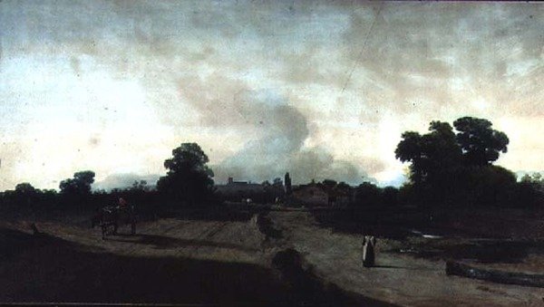 Paisaje: Atardecer de Augustus Wall Callcott