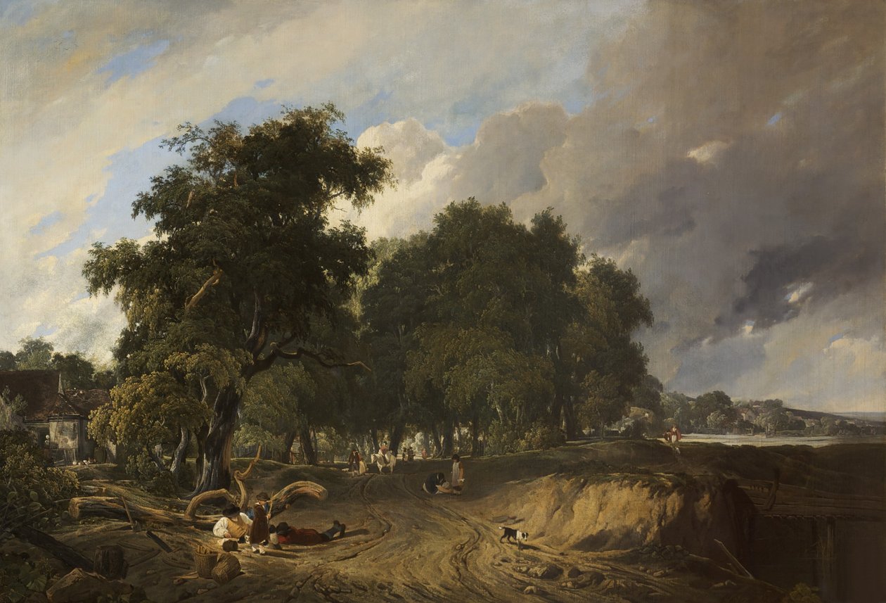 Regreso del Mercado de Augustus Wall Callcott
