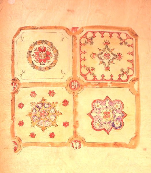Diseño del techo para el Palacio de Westminster de Augustus Welby Northmore Pugin