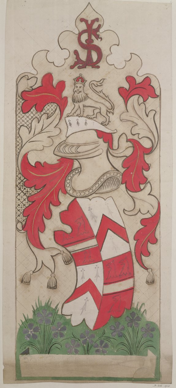 Diseño para la decoración de las Casas del Parlamento de Augustus Welby Northmore Pugin