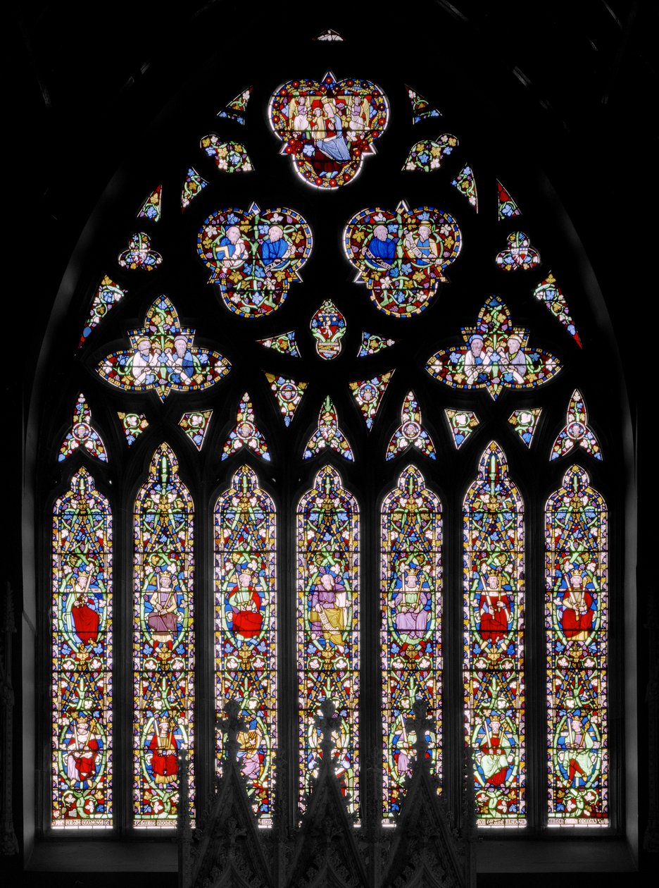 Ventana Este con Árbol de Jesé de Augustus Welby Northmore Pugin
