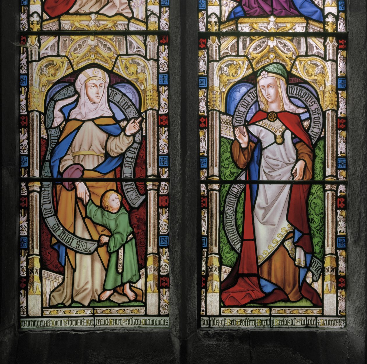 Ana con el joven Samuel y Dorcas de Augustus Welby Northmore Pugin