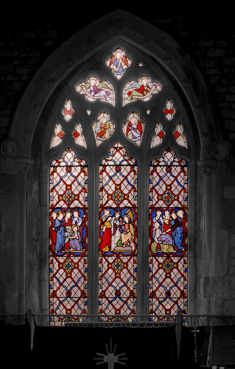 Resurrección de Lázaro, Las Marías en la Tumba y la Resurrección de la Hija de Jairo de Augustus Welby Northmore Pugin