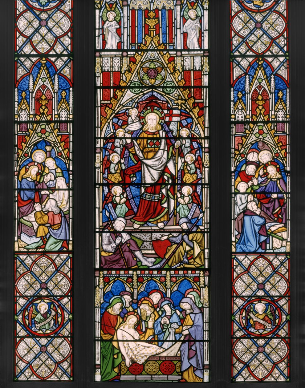 Temas de la Resurrección (detalle) de Augustus Welby Northmore Pugin