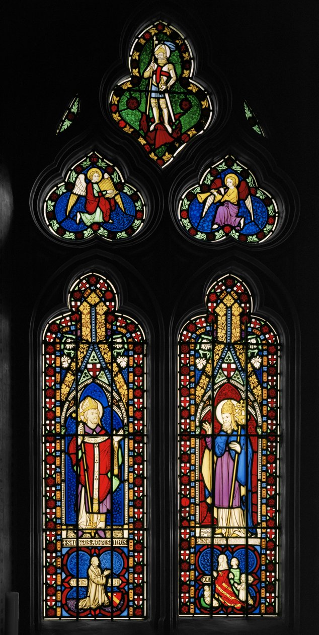 San Agustín y San Gregorio, Ventana Este de la Capilla, c.1844 de Augustus Welby Northmore Pugin