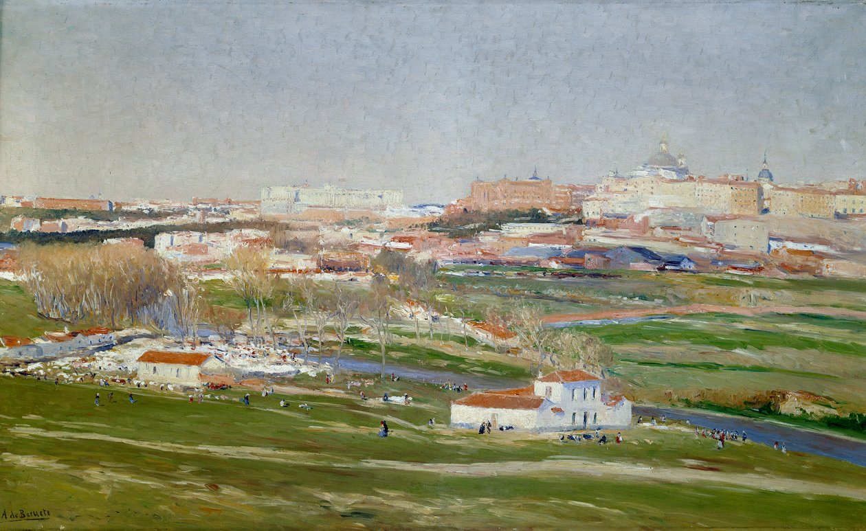 La pradera de San Isidro – Aureliano de Beruete de Aureliano de Beruete