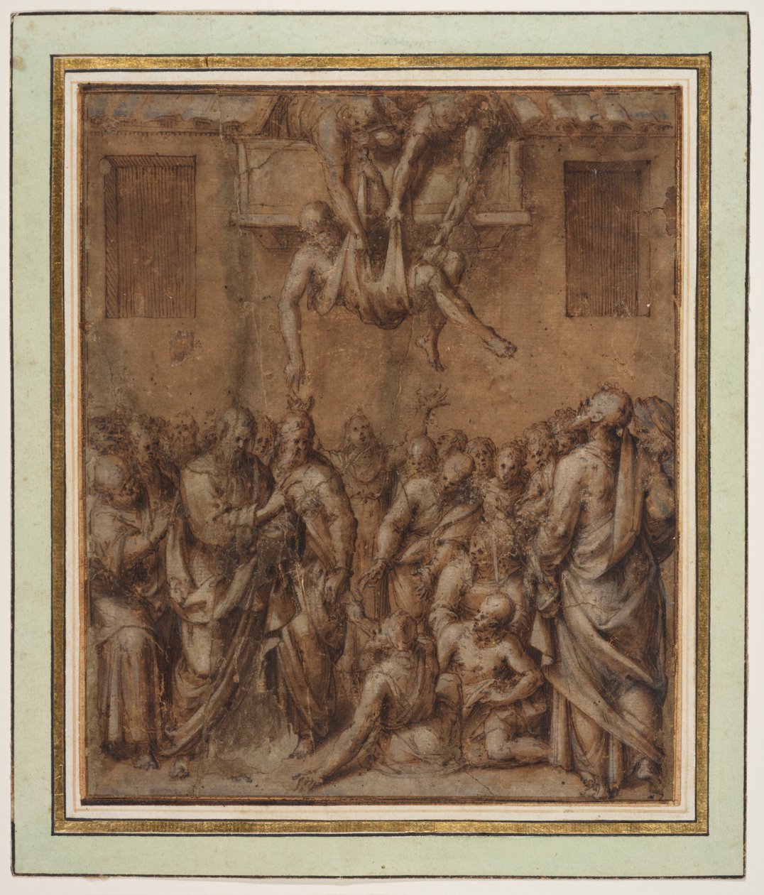 Cristo cura a los enfermos de Aurelio Luini