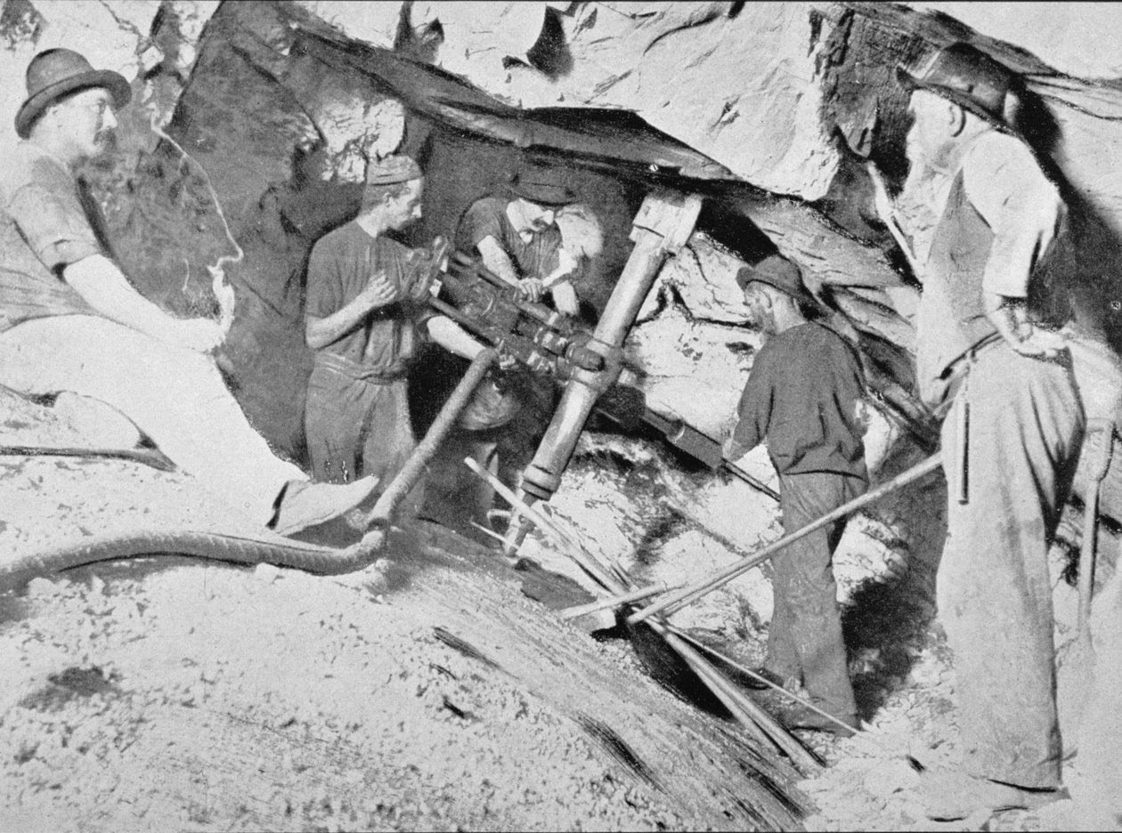 Minería de oro, Victoria, c.1900, de 