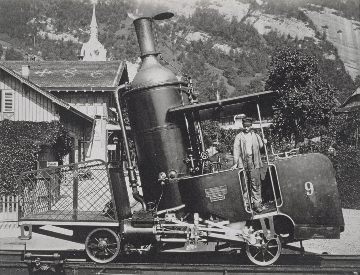 Una locomotora de vapor alpina de Austrian Photographer