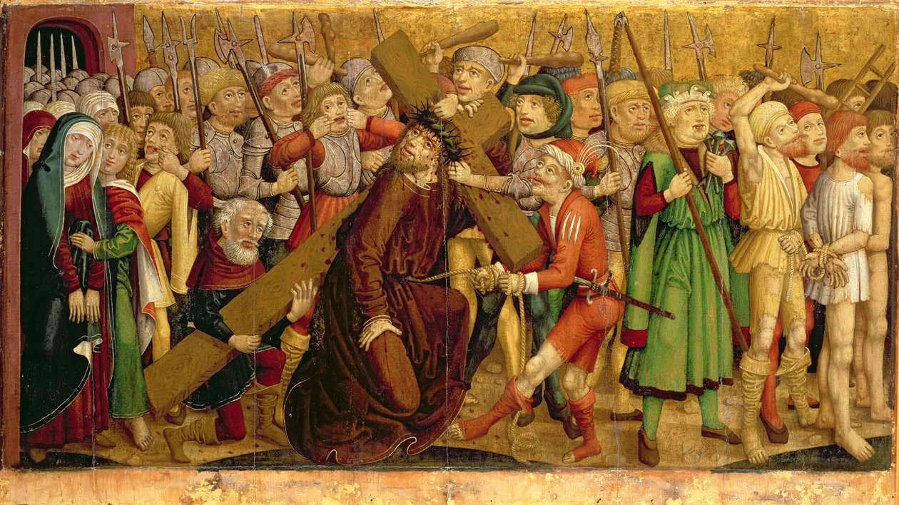 Cristo llevando la cruz, 1460 de Austrian School