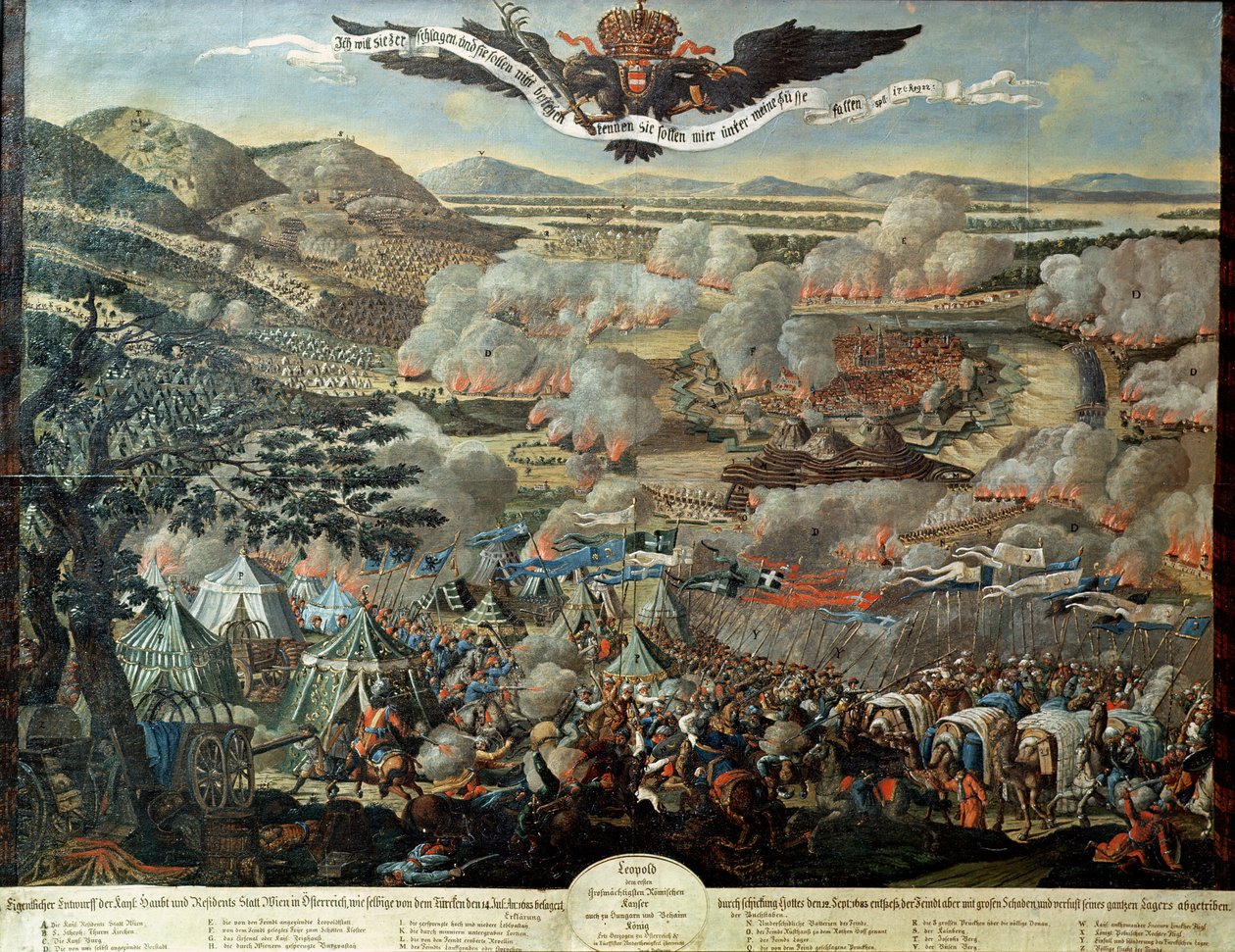 El sitio de Viena por los turcos en 1683 de Austrian School
