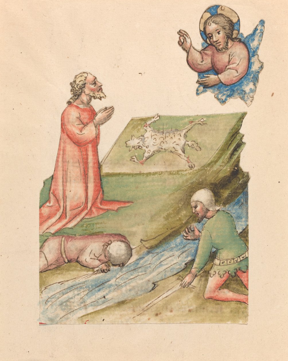 Gedeón y el vellón, con la selección del ejército de Gedeón de Austrian 15th Century