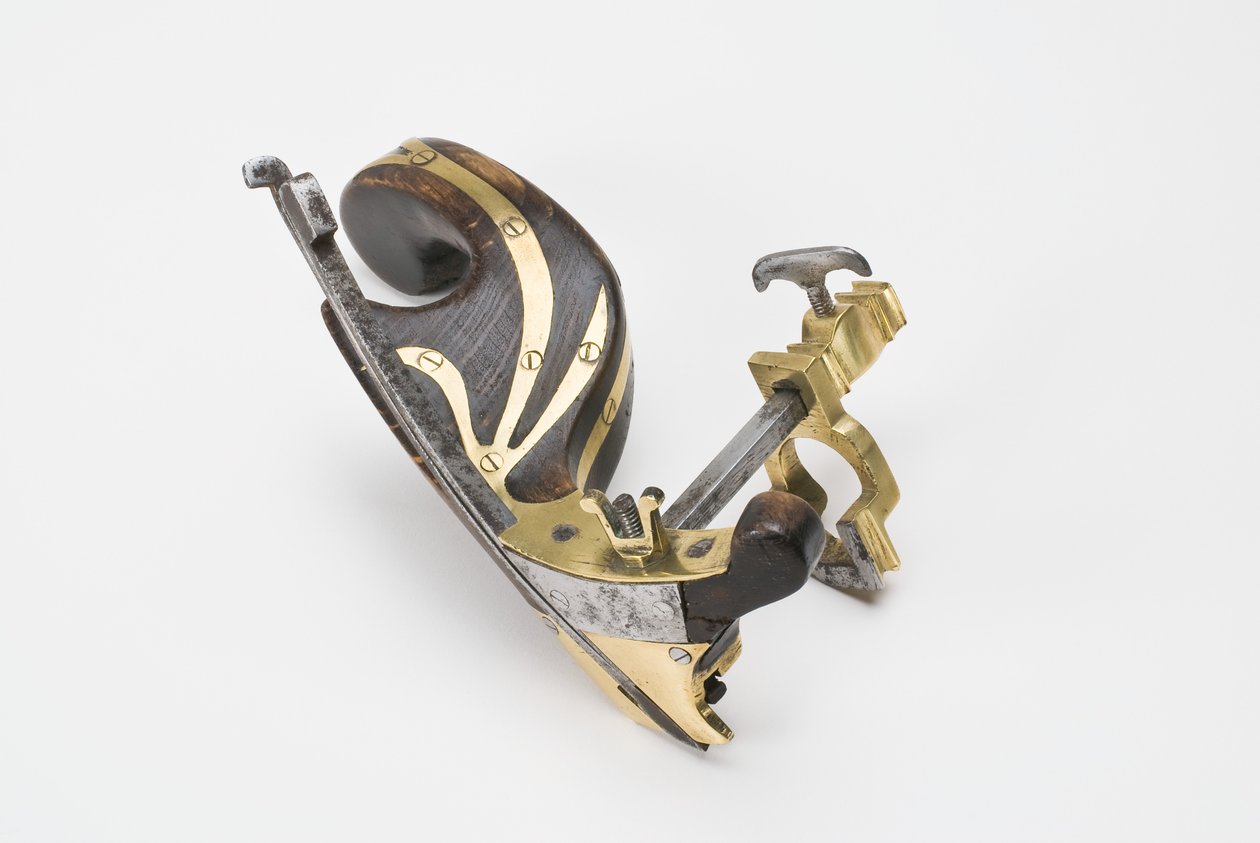 Cepillo de arado de compás de fabricantes de coches, sur de Austria, mediados del siglo XIX de Austrian School