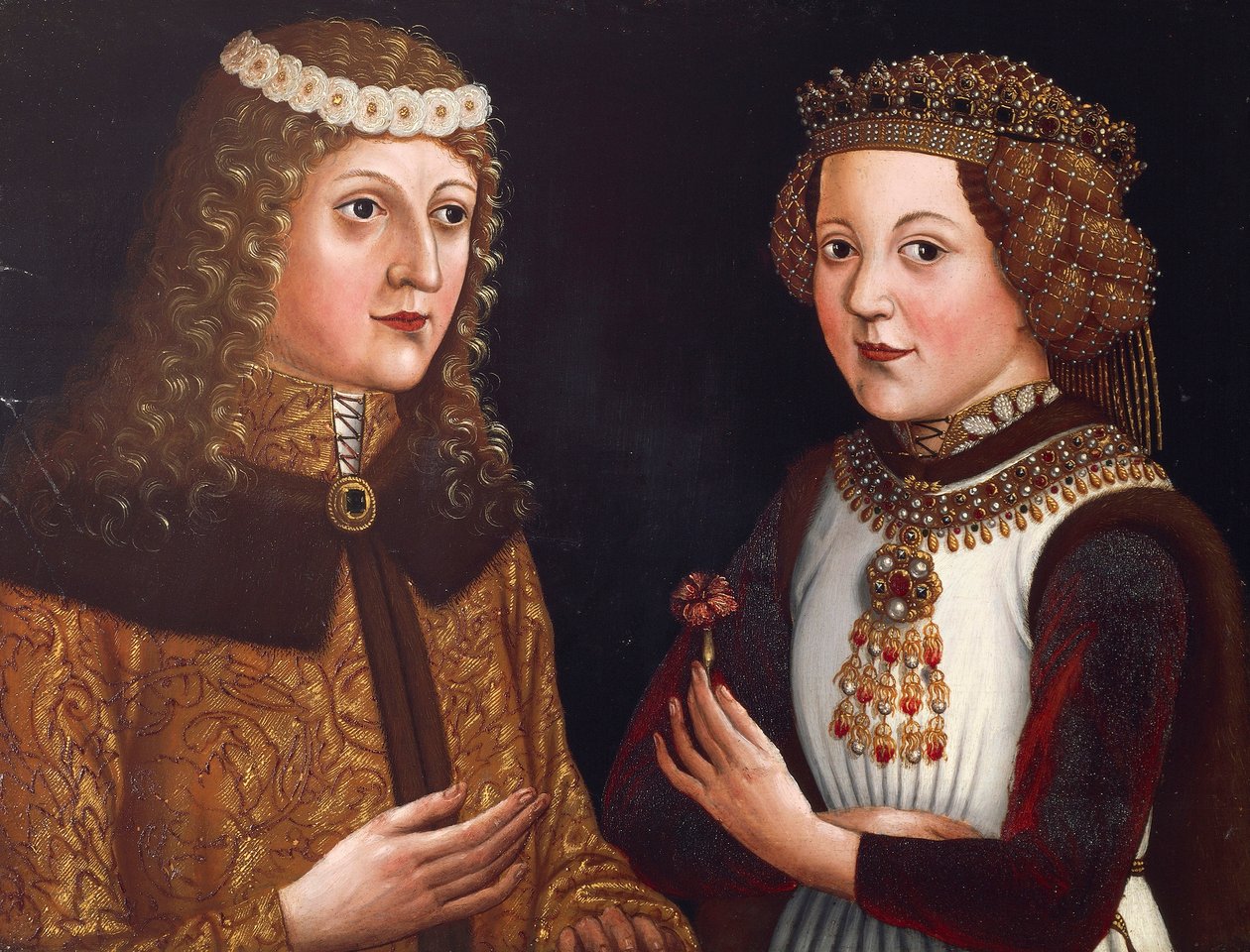 Ladislao Rey Póstumo de Bohemia y Magdalena de Valois de Austrian School