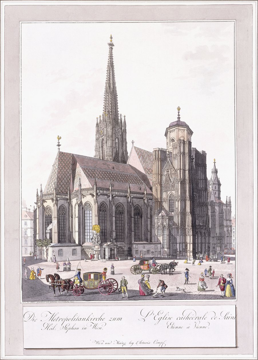 Catedral de San Esteban en Viena de Austrian School