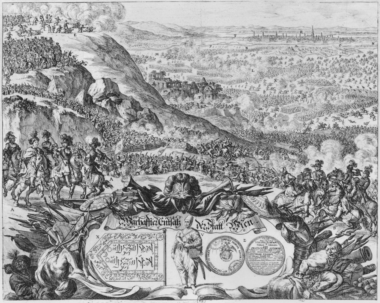 El sitio de Viena de 1683, c.1783 de Austrian School