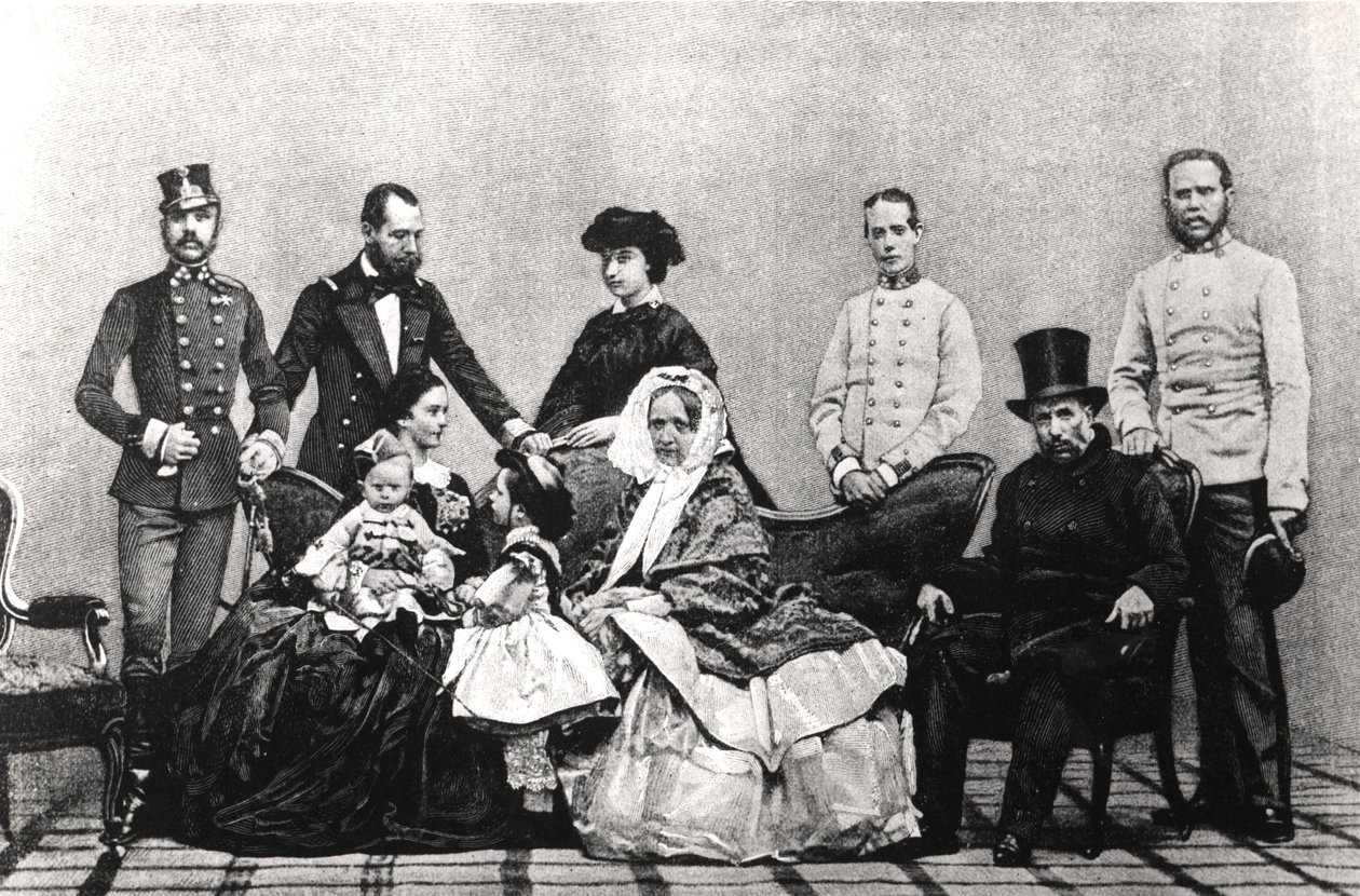 La familia imperial austriaca, 1860 de Austrian School