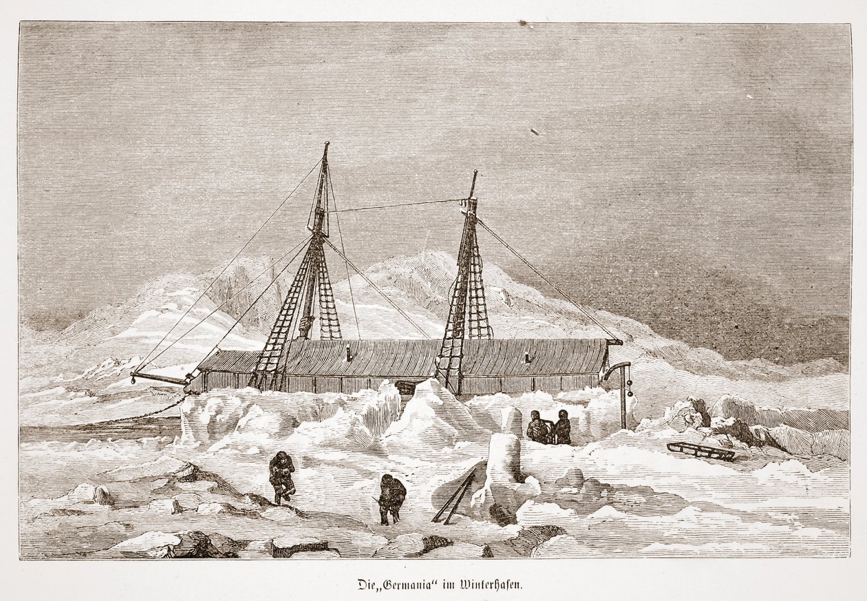 La Germania vestida para el invierno, 1876 de Austrian School