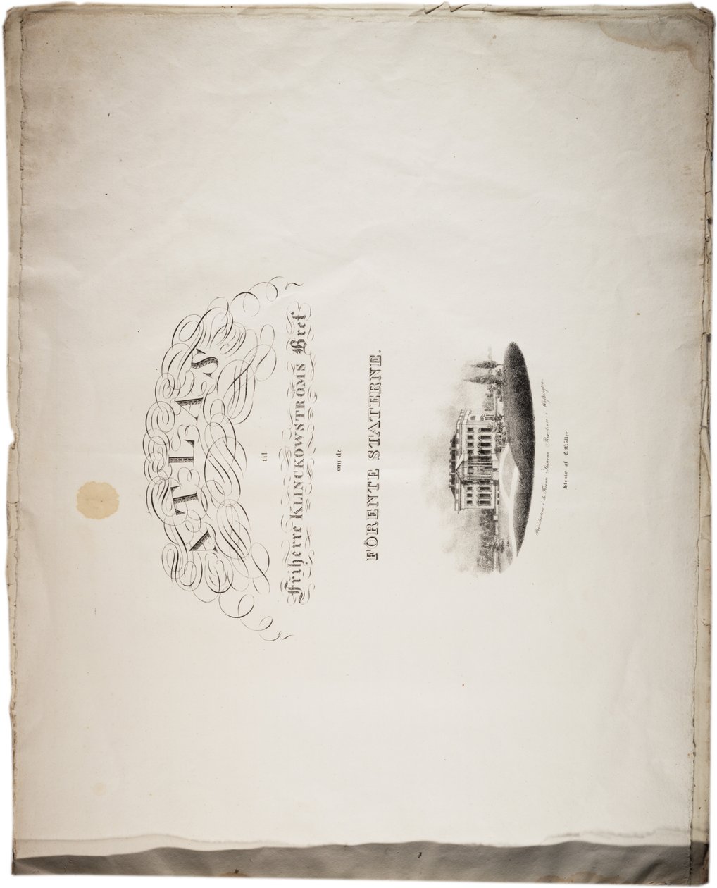 Atlas de los Estados Unidos, 1824 de Axel Leonhard Klinckowström
