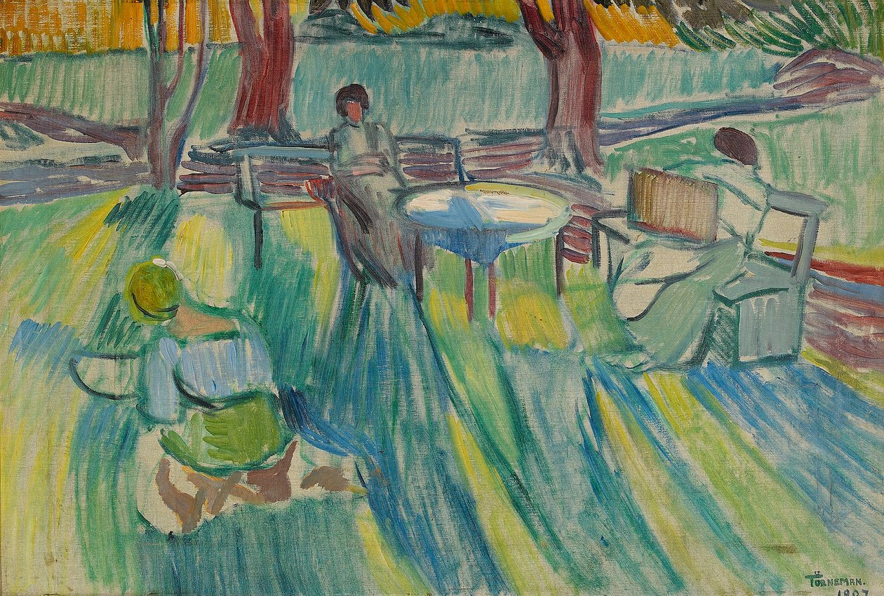 En el jardín de Axel Törneman