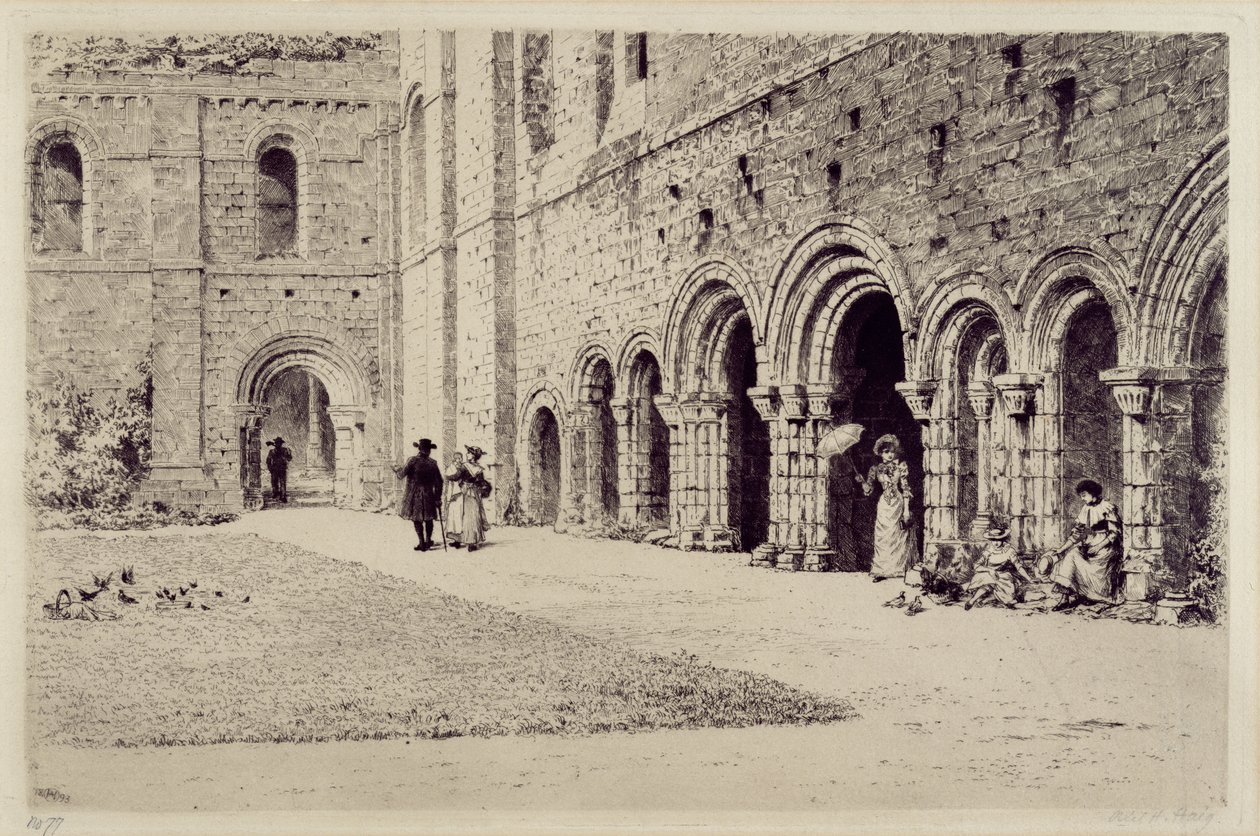 El Claustro, Abadía de Kirkstall de Axel Haig
