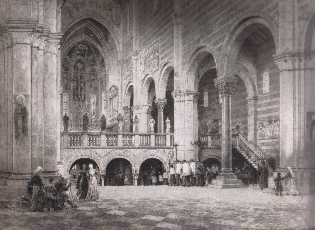 La iglesia de San Zeno, Bibbys Annual, 1916-1917 de Axel Haig
