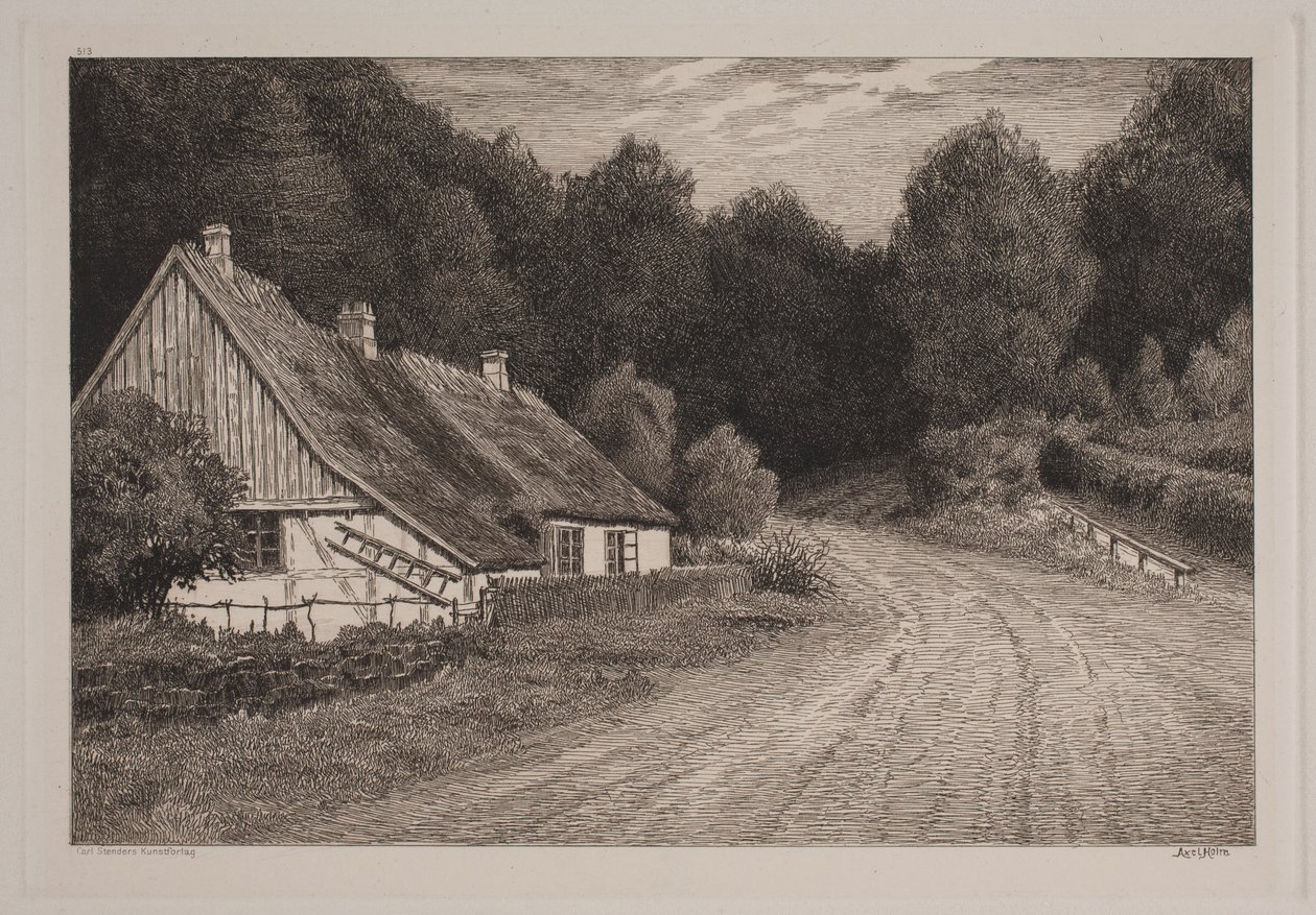 Casa de campo junto al bosque de Axel Holm