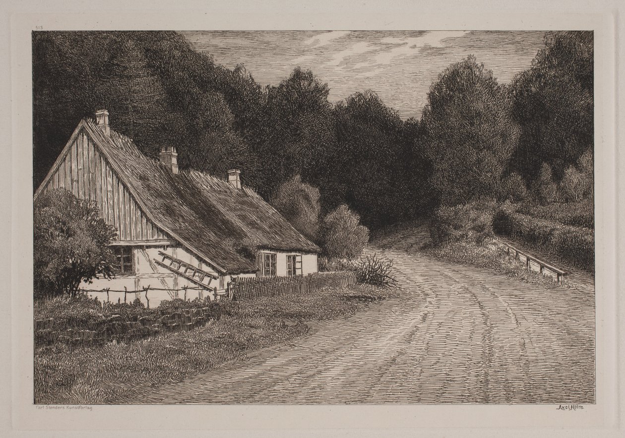 Danés: Granja junto al bosque de Axel Holm