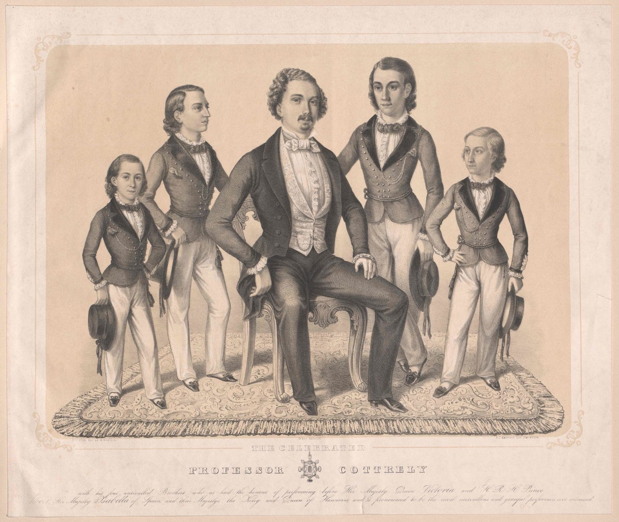Grupo La familia de artistas Cottrely de Axel Jakob Salmson
