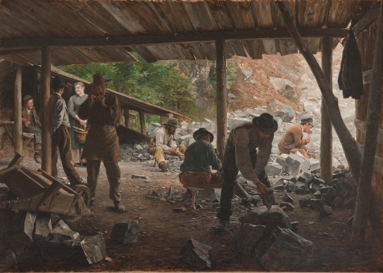 Trabajadores de piedra de Axel Jungstedt